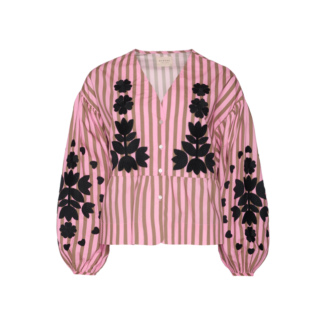 Sissel edelbo Rikke top Pink Stripes