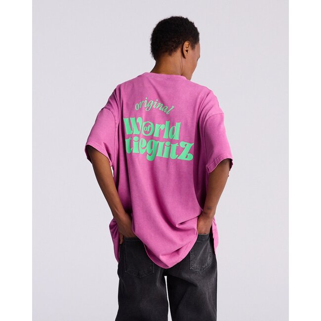 Stieglitz World of Stieg Oversized T-shirt Pink
