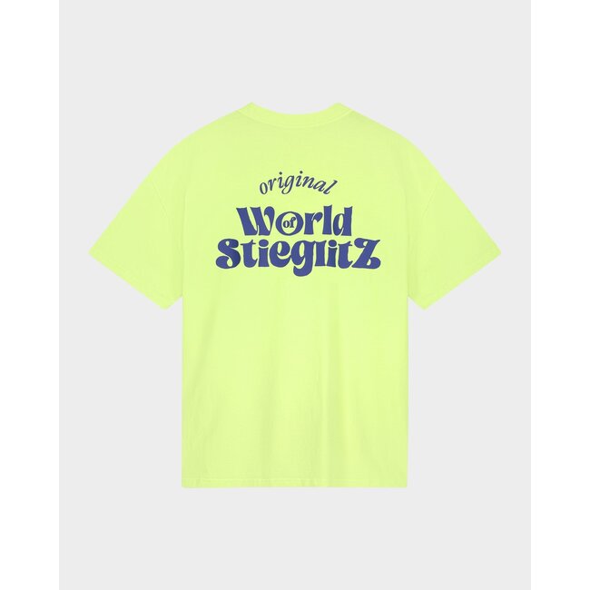 Stieglitz World of Stieg Oversized T-shirt Yellow