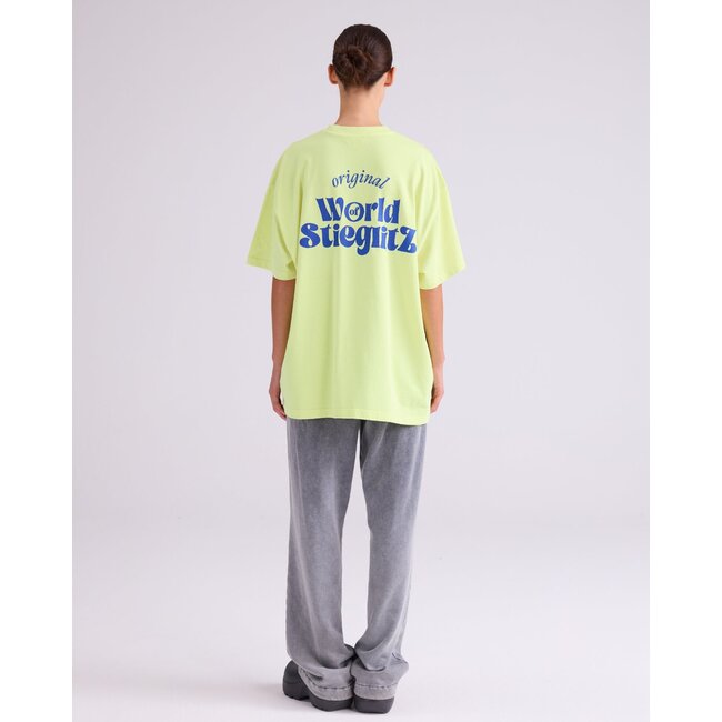 Stieglitz World of Stieg Oversized T-shirt Yellow