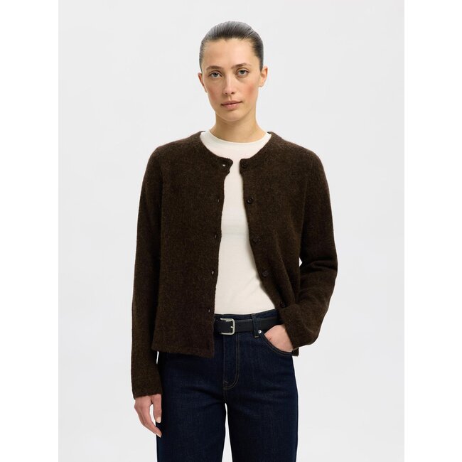 Selected Femme SLFLULU NEW LS KNIT CARDIGAN NOOS Delicioso