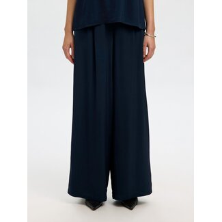 Selected Femme SLFLEONORE HW WIDE PANT B Dark Sapphire