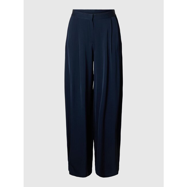 Selected Femme SLFLEONORE HW WIDE PANT B Dark Sapphire