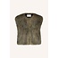 BY BAR nori faux fur gilet brown
