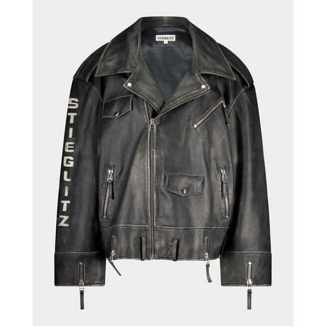 Stieglitz Nicolas Leather Jacket Black