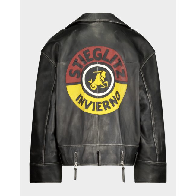 Stieglitz Nicolas Leather Jacket Black