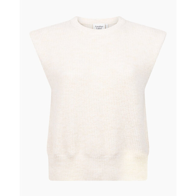 Another Label ALIndra knitted pull l/s Egg white melee