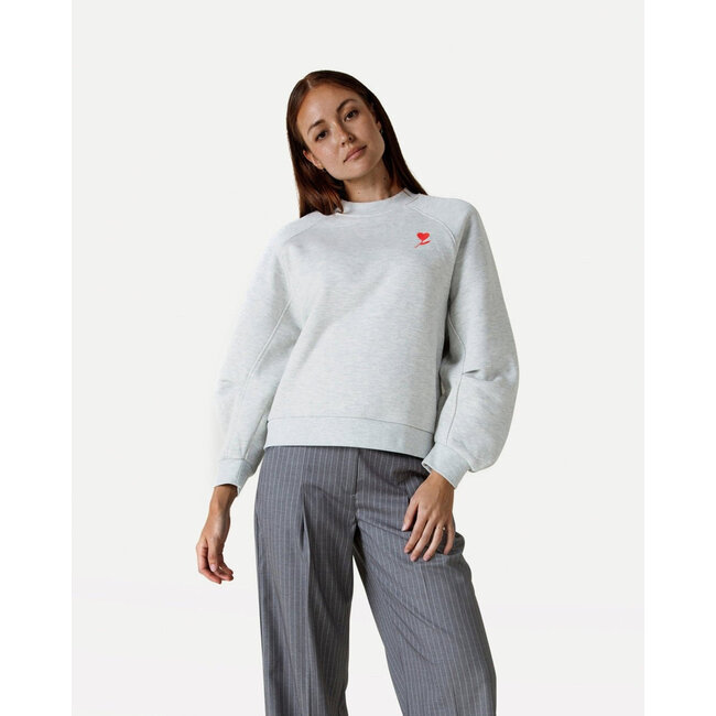 Another Label ALNiya Heart l/s Grey melee