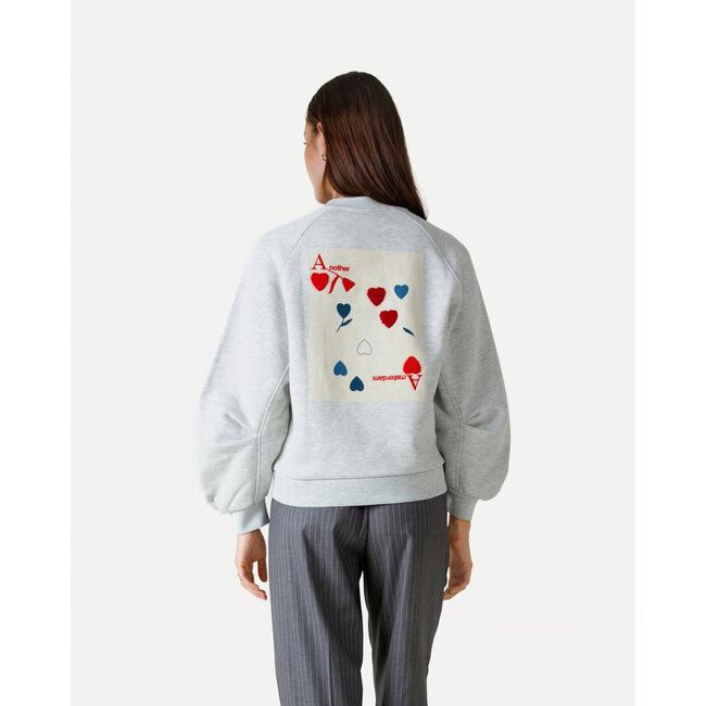Another Label ALNiya Heart l/s Grey melee