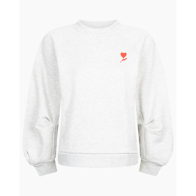 Another Label ALNiya Heart l/s Grey melee
