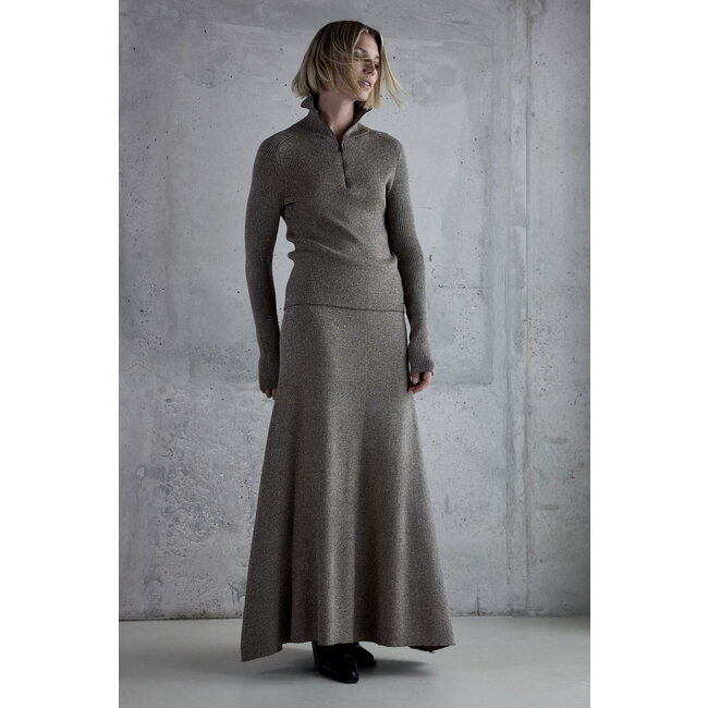 Femmes du Sud Suzy Lurex Camel shimmer