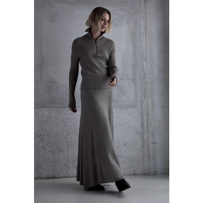 Femmes du Sud Suzy Lurex Camel shimmer