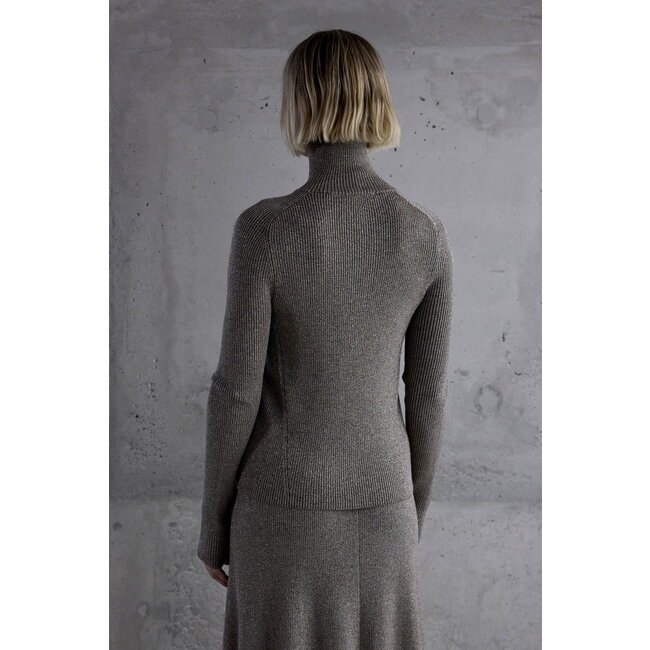 Femmes du Sud Suzy Lurex Camel shimmer