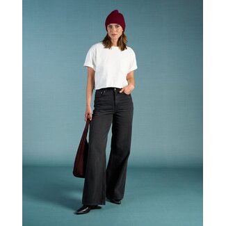Kuyichi Harper Loose Flare Smoky Noir