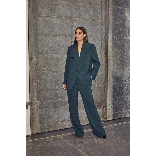 HAUTE L'AMITIÉ Emerald Single Blazer Emerald