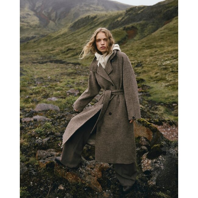 MSCH MSCHPamela Coat CHK BLACK