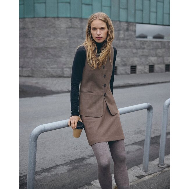 MSCH MSCHRosina Michelle Waistcoat SLATE BLACK