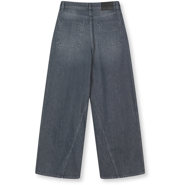 R.A Denim Studio D4 Twist Barrel Mid Gray