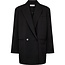 HAUTE L'AMITIÉ Premiere Oversize Triangle Blazer Black
