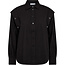 HAUTE L'AMITIÉ Button Sleeve Shirt Black