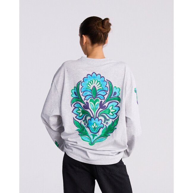 Stieglitz Renata Wide Skate Longsleeve Melange grey