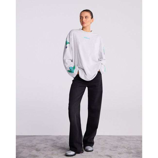 Stieglitz Renata Wide Skate Longsleeve Melange grey