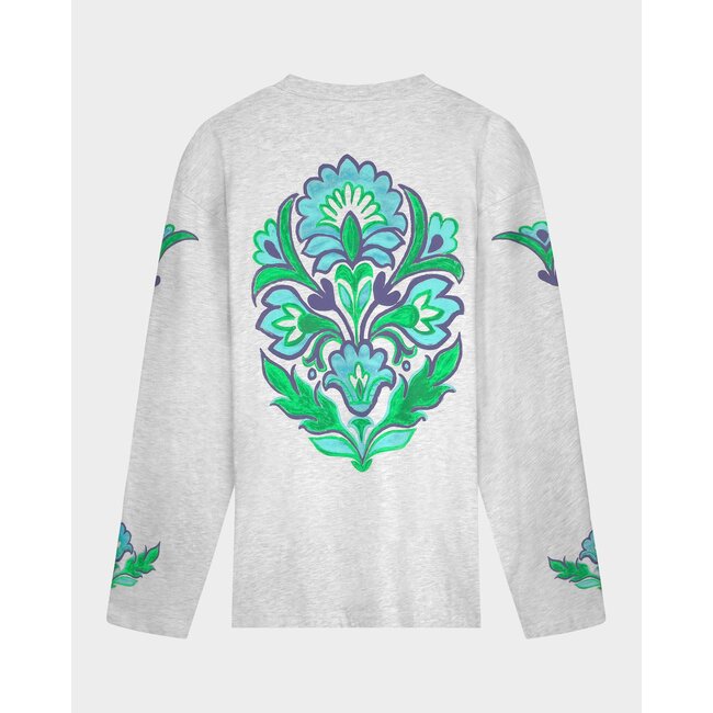 Stieglitz Renata Wide Skate Longsleeve Melange grey