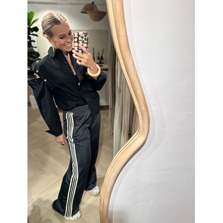 HAUTE L'AMITIÉ Baggy Days Track Tall Pant Grey