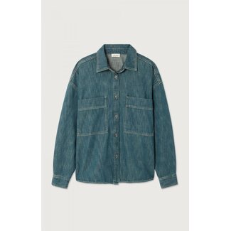 American vintage YDOPARK CHEMISE MEDIUM GREEN