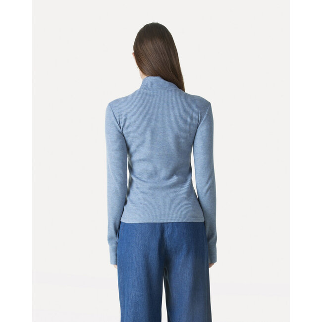 Another Label ALEnith top l/s Blue heaven