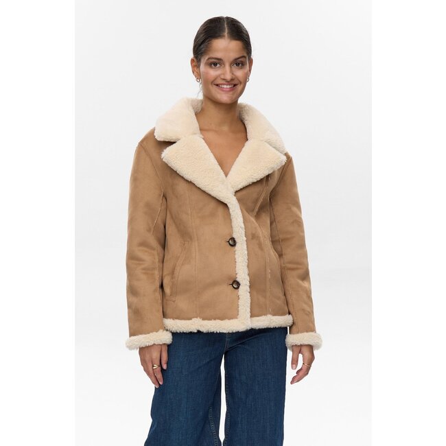 Nümph NUELIOTTA REVERSIBLE JACKET Cognac