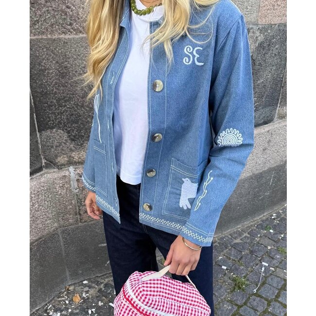 Sissel edelbo MY JACKET Denim-leftover fabric