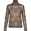 Lollys Laundry OrieLL High Neck Blouse LS Leopard Print