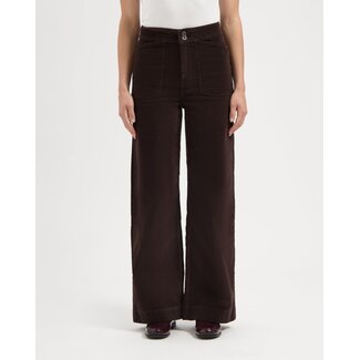 Kuyichi Farrah Worker Corduroy Deep Brown