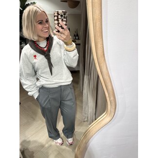 MSCH Copenhagen MSCHLowee Scarf SLATE BLACK MEL