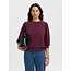 Selected Femme SLFTENNY 3/4 SWEAT TOP NOOS Fig
