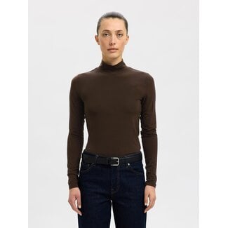 Selected Femme SLFMANJA LS HIGH NECK NOOS Delicioso