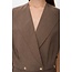 Nümph NUSHELLY WAISTCOAT Brown Lentil Melange