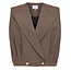 Nümph NUSHELLY WAISTCOAT Brown Lentil Melange