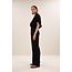 BY BAR mabel structure stripe blouse jet black