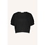 BY BAR mabel structure stripe blouse jet black