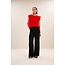 BY BAR benji structure stripe pants jet black