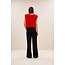 BY BAR benji structure stripe pants jet black