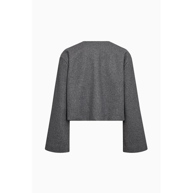 IVY-Adaleide Bomber Jacket Grey Melange