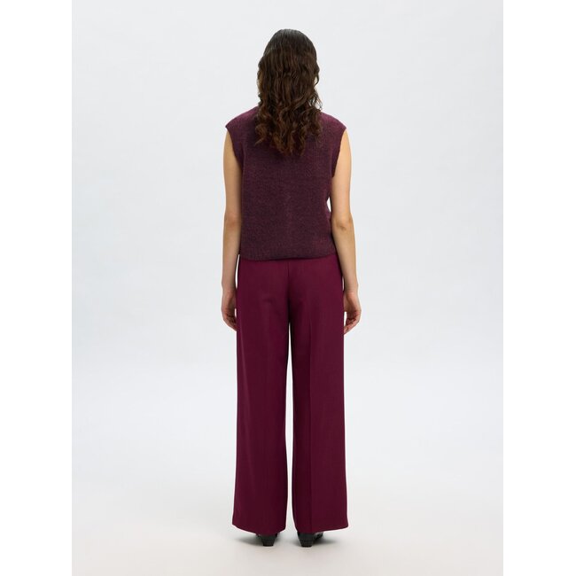 Selected Femme SLFLULU SL BUTTON O-NECK VEST FIG