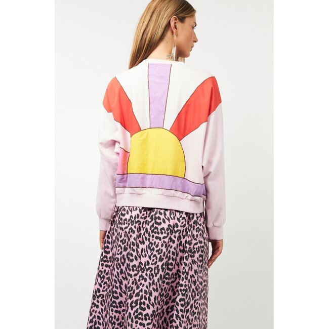 Lollys Laundry SydneyLL Sunset Sweatshirt LS Light Pink