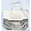 Fraai canvas shopper Naturel duinen