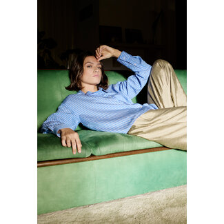 BY-BAR lise stripe blouse azul blue stripe