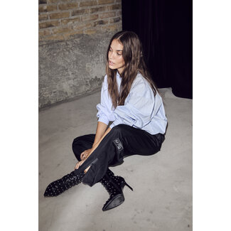 HAUTE L'AMITIÉ New Zip Track Tall Pants Black