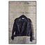 Leather Trench Jacket Black